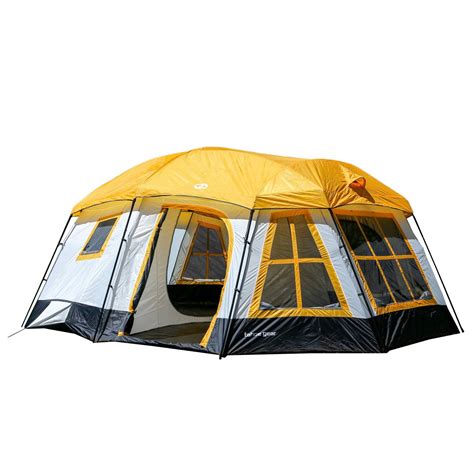 Tahoe Gear Ozark 16-Person 3-Season Cabin Tent, Orange | TGT-OZARK-16-B - Walmart.com - Walmart.com