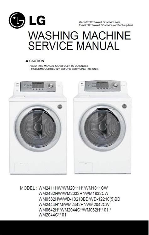 Lg Front Loader Washer Manual