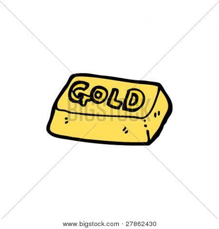 Gold Bar Cartoon Vector & Photo (Free Trial) | Bigstock