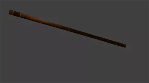 Bo Staff Weapon Free 3d Model - .Obj - Open3dModel