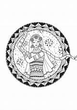 Coloring Bollywood Pages Indian India Adult Dancers Adults Kids Marion  sketch template