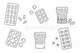 Pills Coloring Stock Illustrations – 157  sketch template