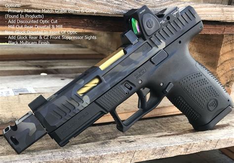 PRIMARY MACHINE DEBUTS NEW!! CZ P-10C CUSTOM SLIDES! - ATTACKCOPTER