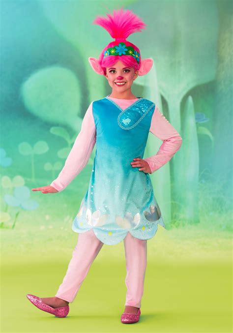 Trolls World Tour Toddlers Deluxe Poppy Costume w/ Leggings