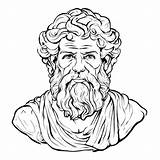 Download Ancient Greek Man Bust Coloring Page Coloring Pages Online  sketch template