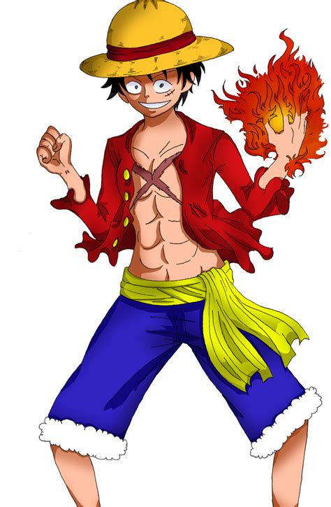 Luffy's Red Hawk Attack by Megalow on DeviantArt