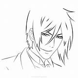 Sebastian Black Butler Chibi Coloring Pages Sketch Page sketch template