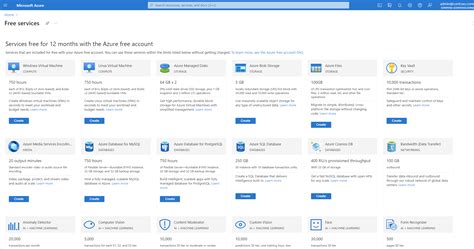 Create free services with Azure free account - Microsoft Cost ...