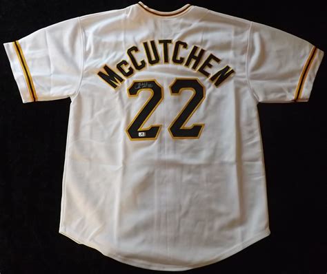 Lot Detail - ANDREW McCUTCHEN SIGNED PIRATES JERSEY