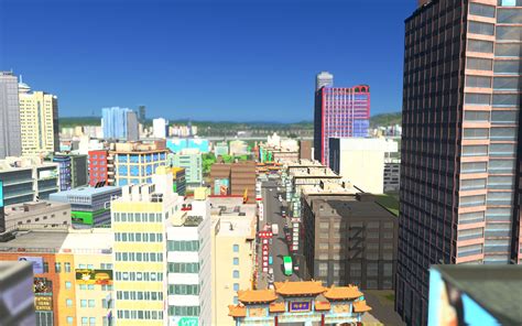 My city's Chinatown district : r/CitiesSkylines