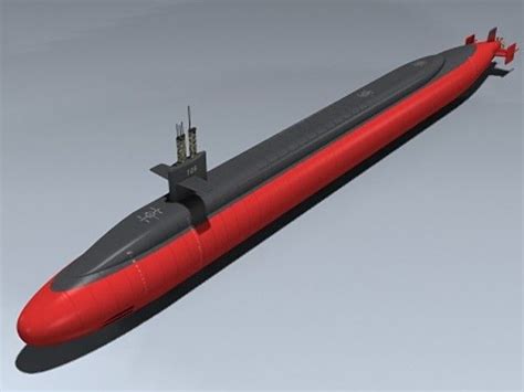 uss ohio submarine 3d model | 3d model, Ohio, Submarine