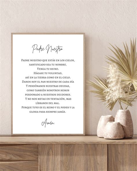 Padre Nuestro Spanish Bible Verse Printable, Matthew, Verso De La ...