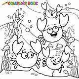 Cute Crab Coloring Pages sketch template
