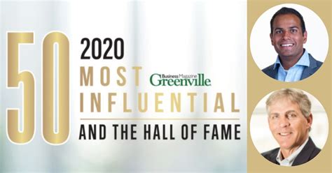 Alumni named to Greenville Business Magazine's 50 Most Influential - About