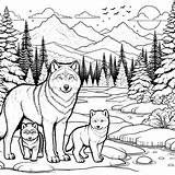Wolf Coloring Pages 18  Gem sketch template