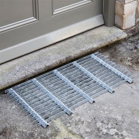 Galvanized Steel Door Mat / Boot Scraper | The Green Head