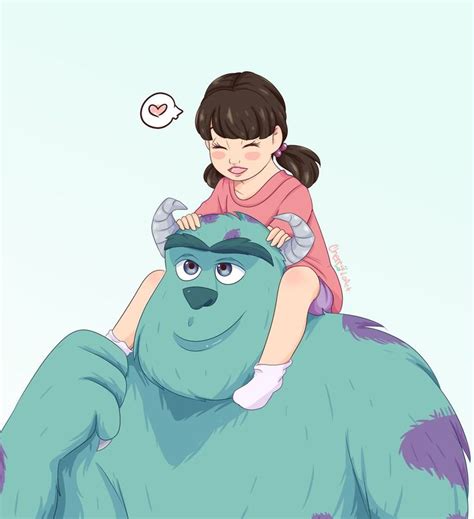 Boo And Sully by CherryLoArt on DeviantArt | Sully and boo, Disney ...