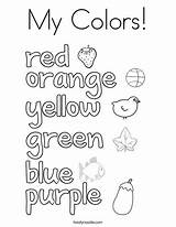 Printable Colors Coloring Pages sketch template