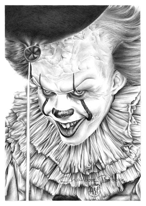 IT: Pennywise Matita Ritratto Stampa - Etsy Italia