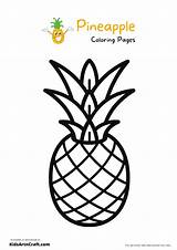 Pineapple Coloring Pages For Kids – Free Printables  Art & Craft sketch template