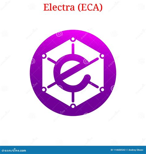 Vector Electra ECA logo stock vector. Illustration of exchange - 114600542