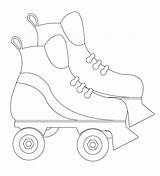 Printable Roller Skates Coloring Page  Free Pages sketch template