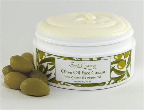 Olive Oil FACE CREAM with Argan Oil and Vitamin E by FreshCream