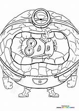 Mega Minions  Coloring Pages For Kids sketch template