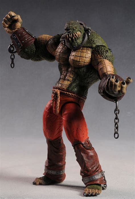 Review and photos of Arkham Deluxe Killer Croc action figure by DC Direct