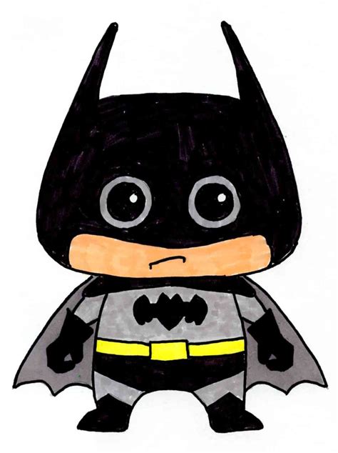 Learn how to draw a Chibi Batman when you cross this Japanese style ...