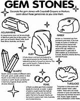 Rocks Gems And Minerals Coloring Pages Sketch Page sketch template