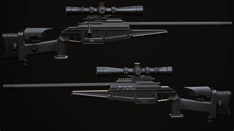 Blaser R93 Sniper Rifle - LowPoly Mobile Ready 3D model - TurboSquid ...