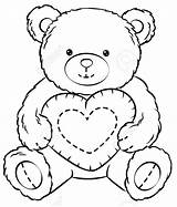Teddy Bear Coloring Pages  Free Printable For Kids sketch template