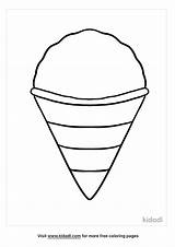 Cone Coloring Page Pages sketch template