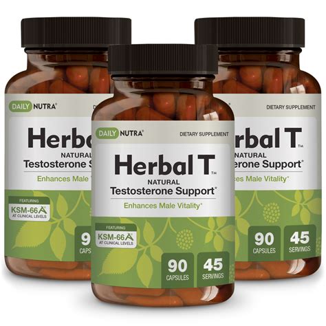 Herbal T Natural Testosterone Booster - DailyNutra