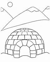 Coloriage Igloo Pour Les Enfants  Télécharger Et imprimer Gratuit Sur sketch template
