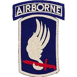 Amazon.com: U.S. Army 173rd Airborne Brigade Patch Blue & White 3"