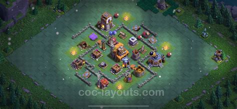 Top Builder Hall Level 4 Anti Everything Base with Link - Clash of ...