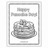 Happy Pancake Day Free Printable Coloring Page  A Storybook sketch template