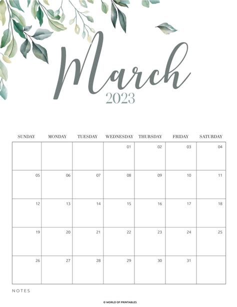 March 2023 Calendar Cute - Get Calendar 2023 Update