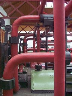 More pipes for power | Main steam pipes from boilers to engi… | Flickr