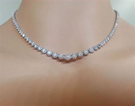 Beautiful sapphire necklaces! #sapphirenecklaces | Silver diamond necklace, Beautiful diamond ...