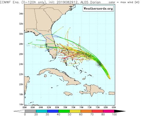 Hurricane Dorian to Category 4? Forecast tracks still uncertain | MPR News