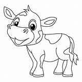 Premium Vector  Cute cow cartoon coloring Page Illustration For sketch template