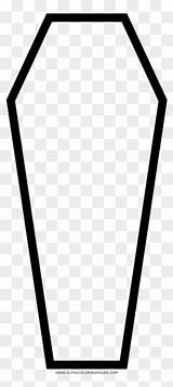 Coffin Coloring Page  Drawing Free Transparent PNG Clipart Images sketch template