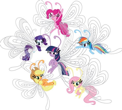 Mane 6 Breezies by benybing on DeviantArt