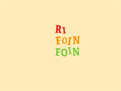 Rifoinfoin — Logo design by Pauline Pourcelot on Dribbble