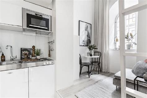 Small living is taken to a stylish extreme in 100-square-foot Stockholm apartment - Curbed