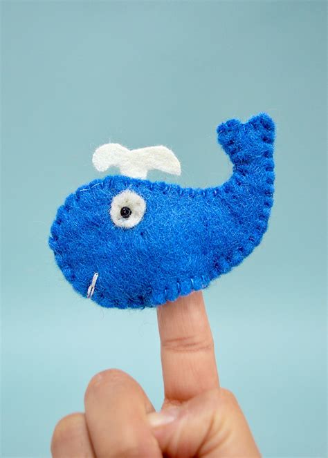 Whale Finger Puppet – Elefair Giftware