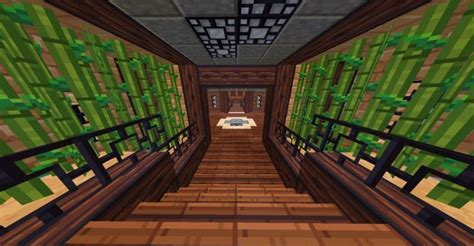 stairs to basement - green streamers Stairs Minecraft, Minecraft Plans ...